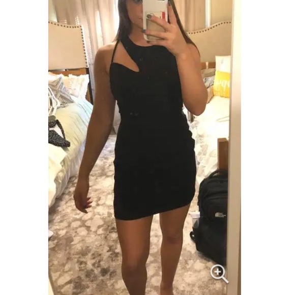 Do+be Cutout black mini dress sizeM - Picture 2 of 12